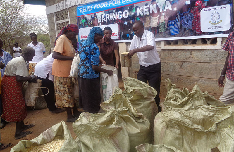 Baringo floods famine relief