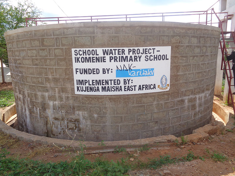 Ikomenie - school water project 